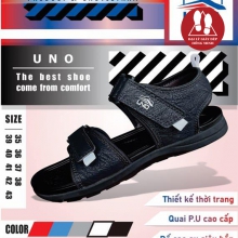 SANDAL UNO NEMO 2 CỠ NAM-NỮ MÀU ĐEN (XÁM, TRẮNG)