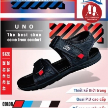 SANDAL UNO NEMO 2 CỠ NAM-NỮ MÀU ĐEN (ĐỎ,XANH)