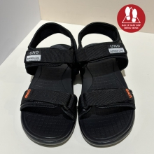 SANDAL UNO 2 QUAI CLASSIC 4 CỠ TRUNG-ĐẠI-NỮ-NAM MÀU ĐEN