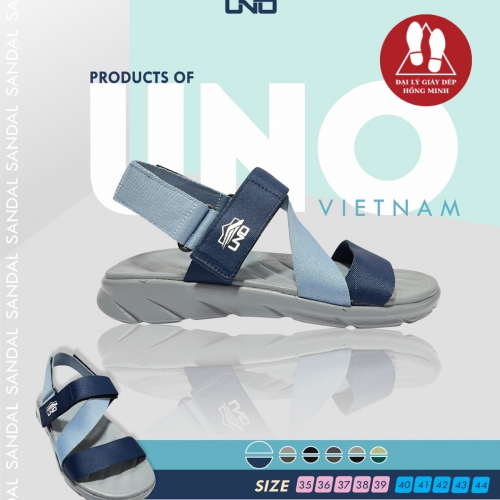 SANDAL UNO QUAI Z THÁO HẬU 2 CỠ NAM-NỮ MÀU XANH