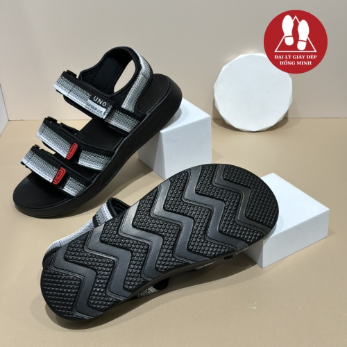 SANDAL UNO 3 QUAI 2 CỠ NỮ-NAM MÀU TRẮNG