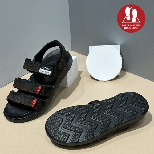 SANDAL UNO 3 QUAI 2 CỠ NỮ-NAM MÀU NÂU